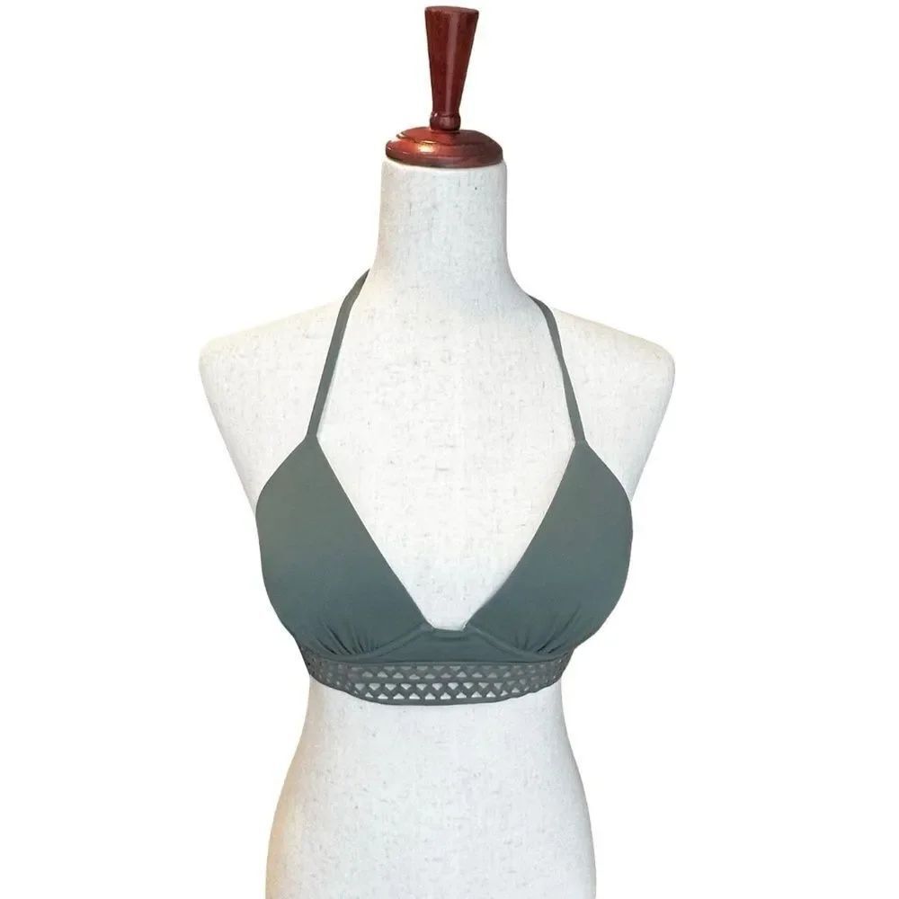 Shade & Shore Bikini Top Padded & Underwire Green 34B